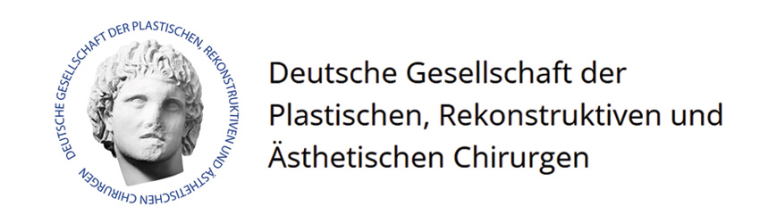 Logo Deutsche Gesellscahft der Plastischen Rekonstruktioven und Ästhetischen Chirurgen - Ostsee-Praxis